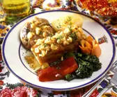 Stockfisch mit Gemüse