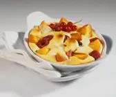 Quarkauflauf mit Früchten