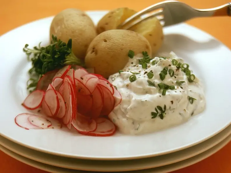 Kartoffeln mit Quark