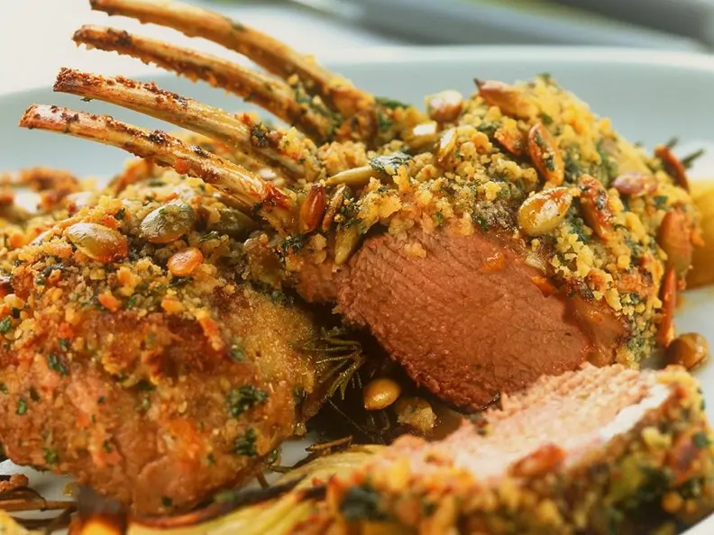 Lammkarree mit Kruste