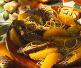 Thunfisch mit Orangensauce