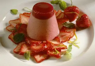 Erdbeermousse