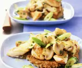Putengeschnetzeltes auf Rösti