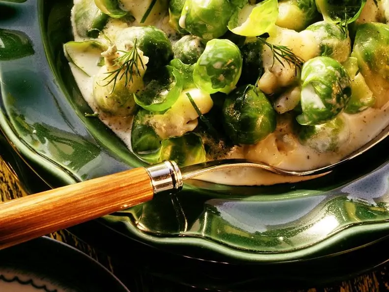 Rosenkohl mit Gorgonzola