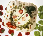 Quarkterrine mit Erdbeeren