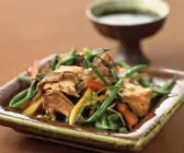 Bohnensalat mit Lachs