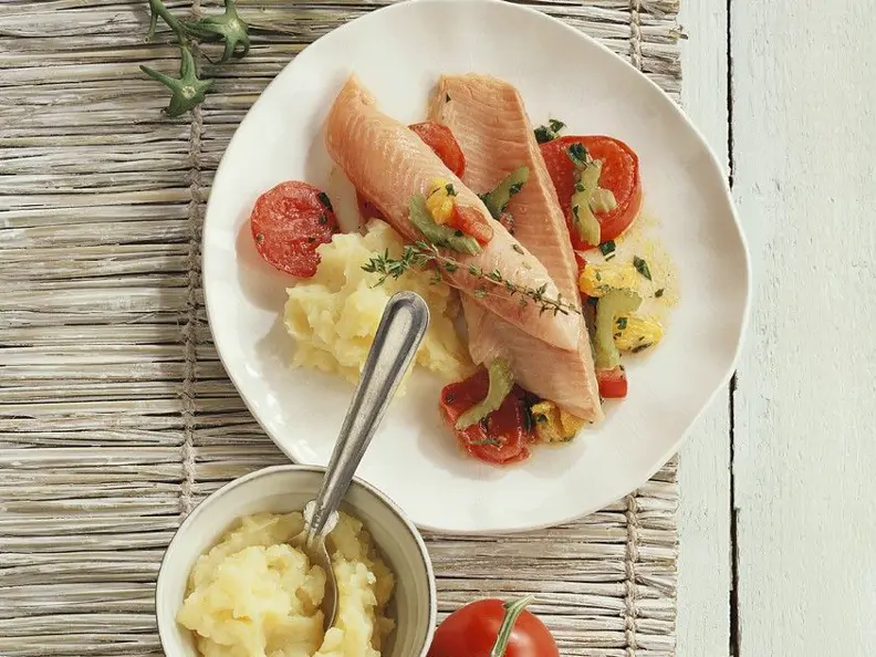 Fisch mit Kartoffelpüree
