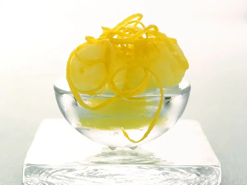 Zitronensorbet