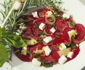 Rote Bete Salat mit Frischkäse