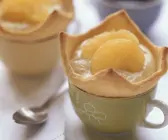 Törtchen mit Orangencreme