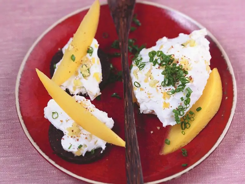 Frischkäseaufstrich mit Mango
