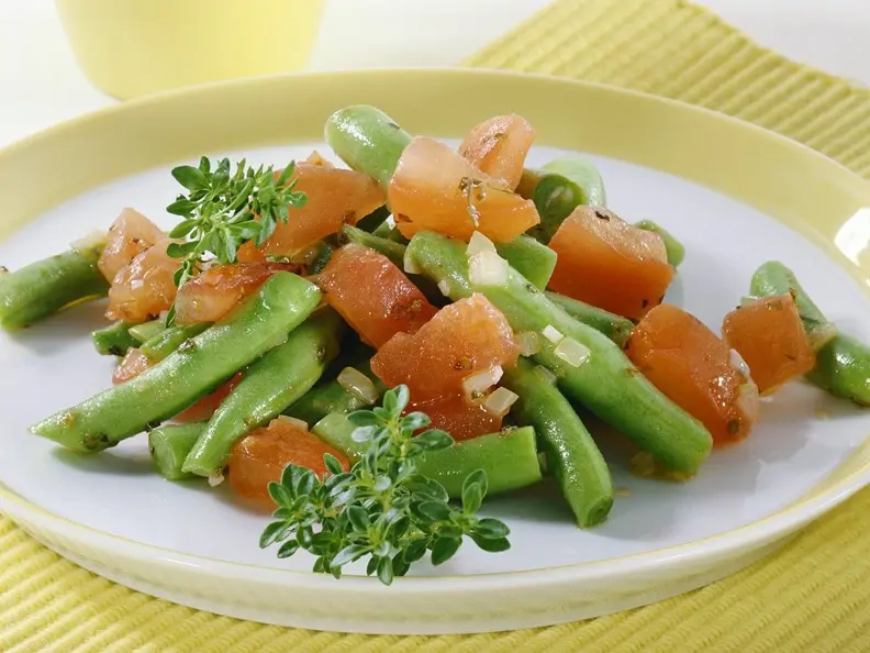 Bohnengemüse mit Tomaten