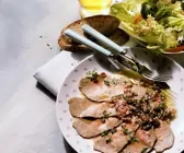 Kaltes Roastbeef mit Vinaigrette