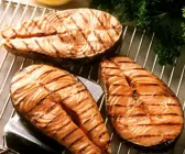 Lachskoteletts vom Grill