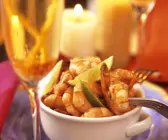 Knoblauch-Scampi