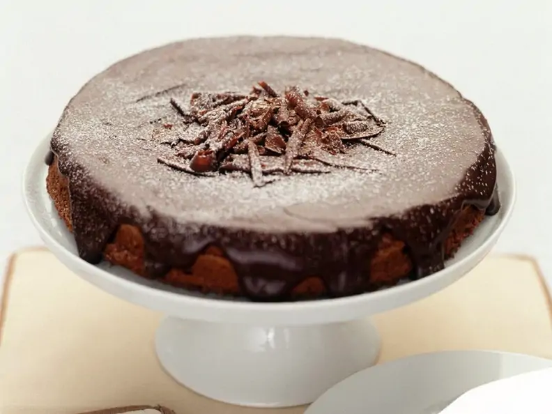 Einfacher Schokoladenkuchen für die Springform