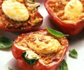 Gefüllte Paprikaschoten mit Bulgur
