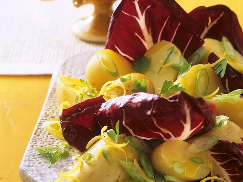 Kartoffelsalat mit Radicchio