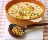 Schellfisch-Maissuppe