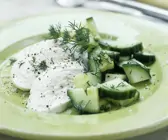 Mozzarella mit Gurke