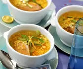 Entensuppe mit Nudeln