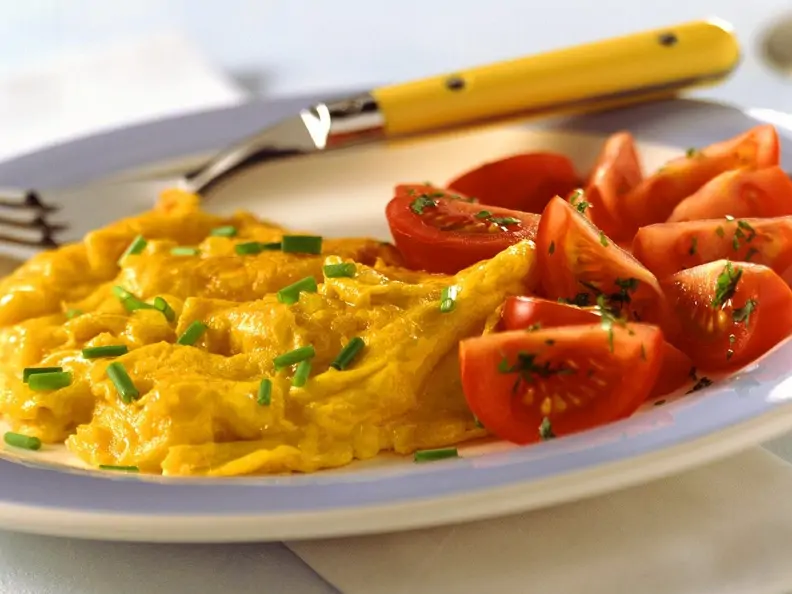 Rührei mit Tomaten