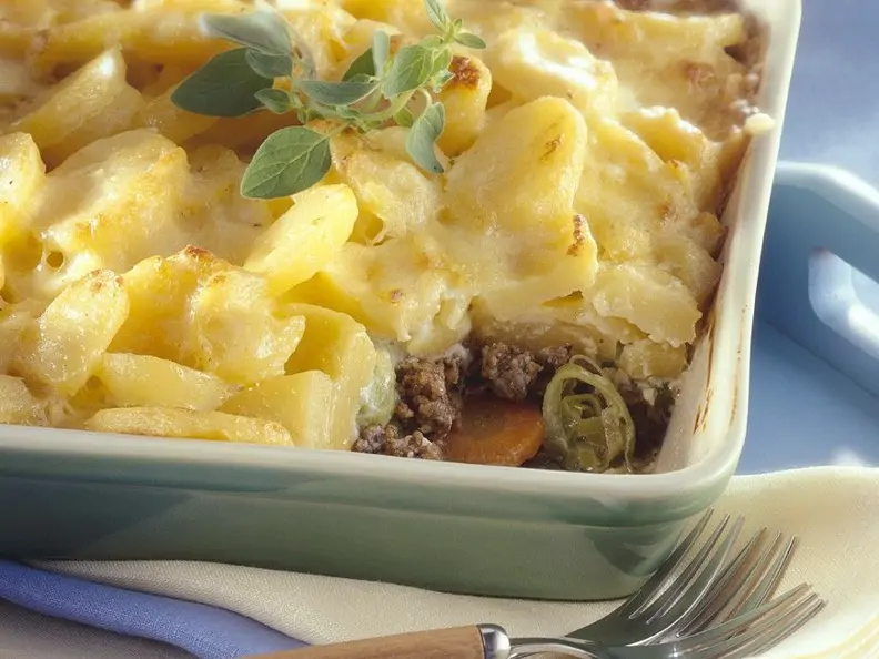 Hackfleisch-Kartoffelpie