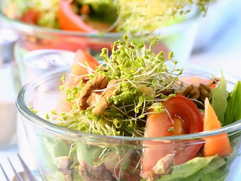 Kopfsalat mit Tomaten