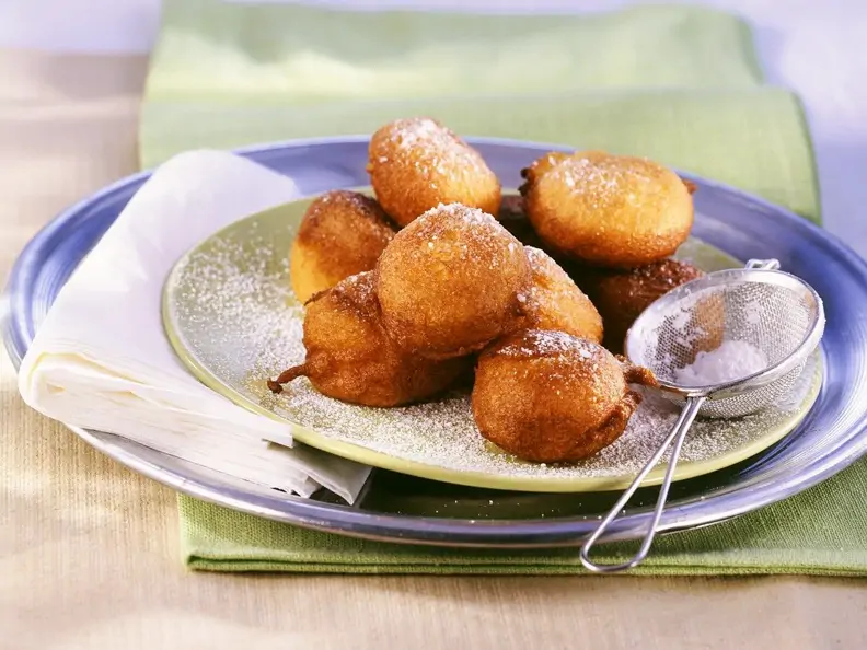 Frittierte Kürbisbällchen