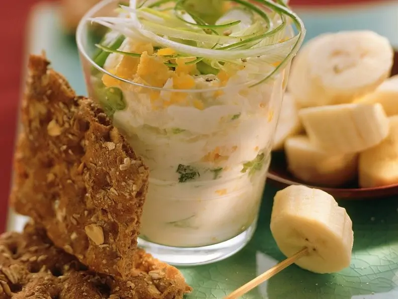 Pikanter Quark mit Ei