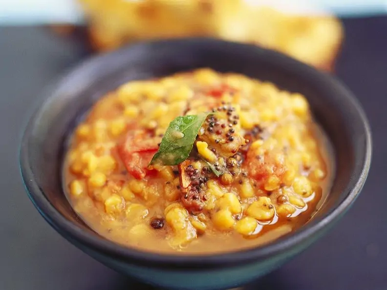 Linsen-Kichererbsen-Dal