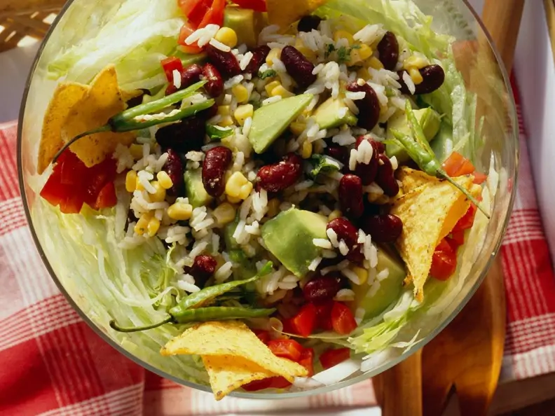 Mexikanischer Reissalat