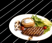 Steak mit Folienkartoffel