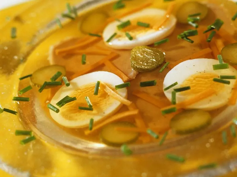 Tellersülze mit Schweinebraten
