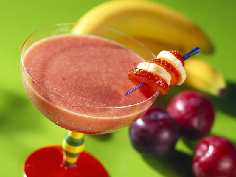 Erdbeer-Pflaumen-Smoothie