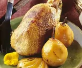 Ente mit Birnen