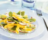 Paprika-Pilzsalat