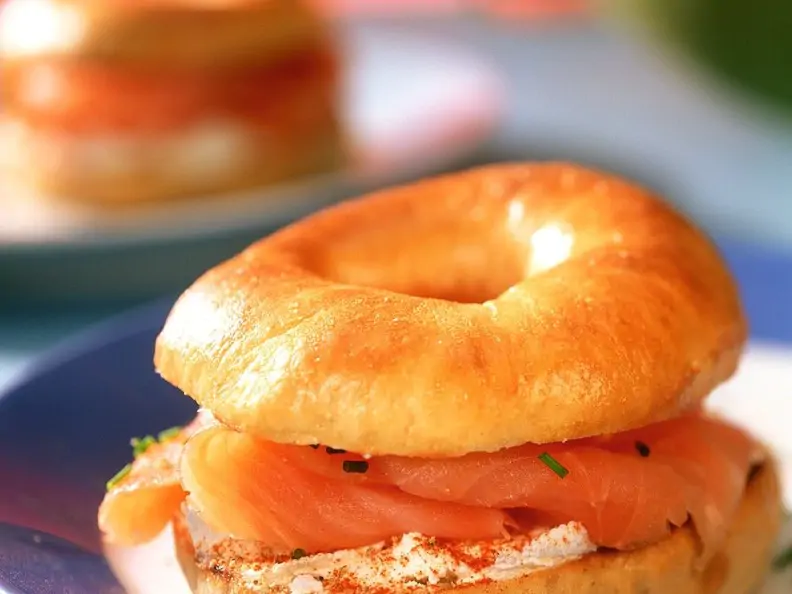 Lachs-Bagel
