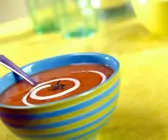 Kürbis-Tomatensuppe