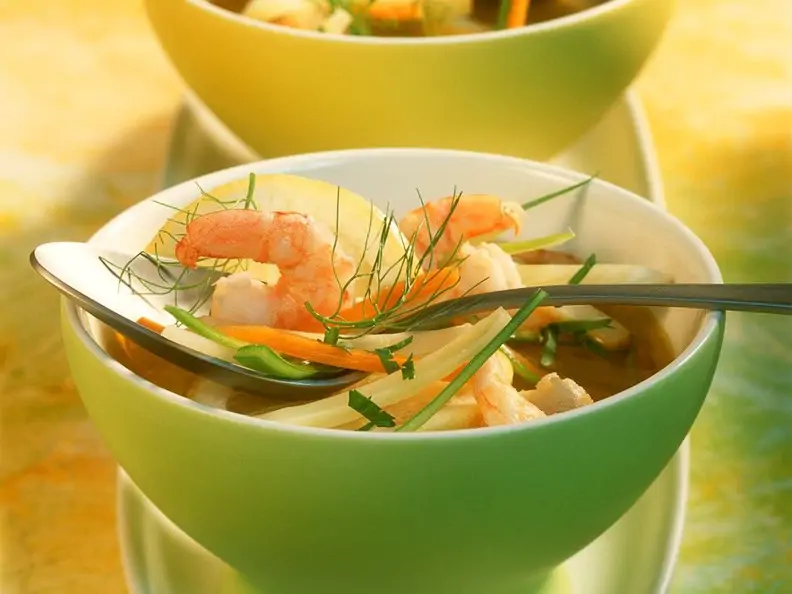 Fenchel-Garnelen-Suppe