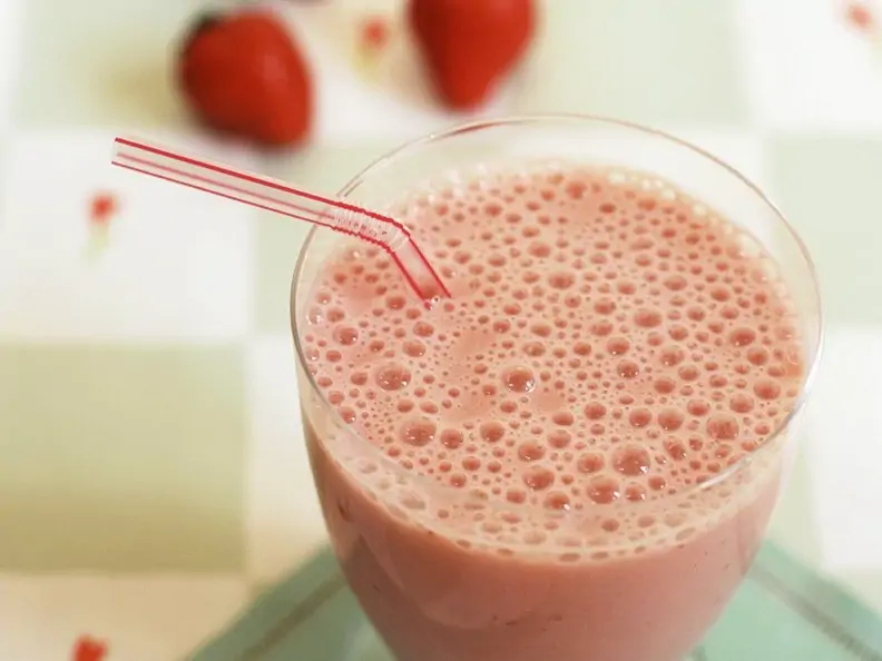 Erdbeer-Kefir-Shake