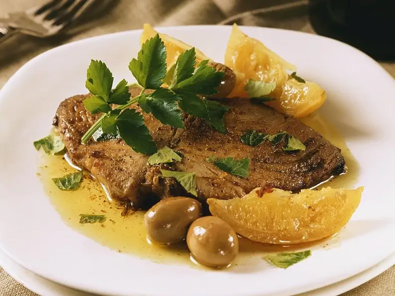 Thunfisch mit Zitronensauce