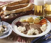 Tafelspitz mit Gemüse