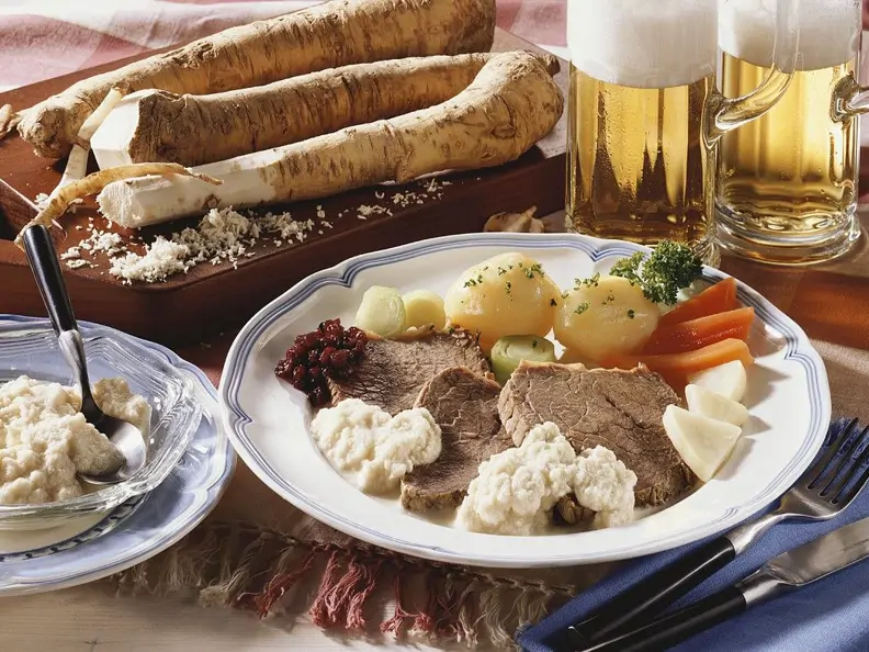 Tafelspitz mit Gemüse