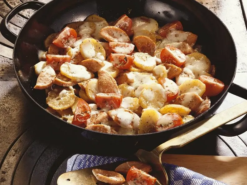 Bratkartoffeln mit Käse