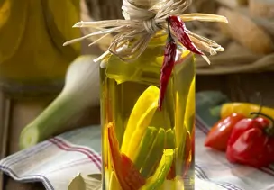 Knoblauch-Paprikaöl
