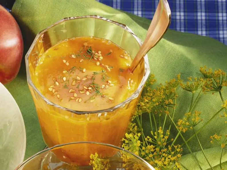 Pfirsich-Senf-Dip