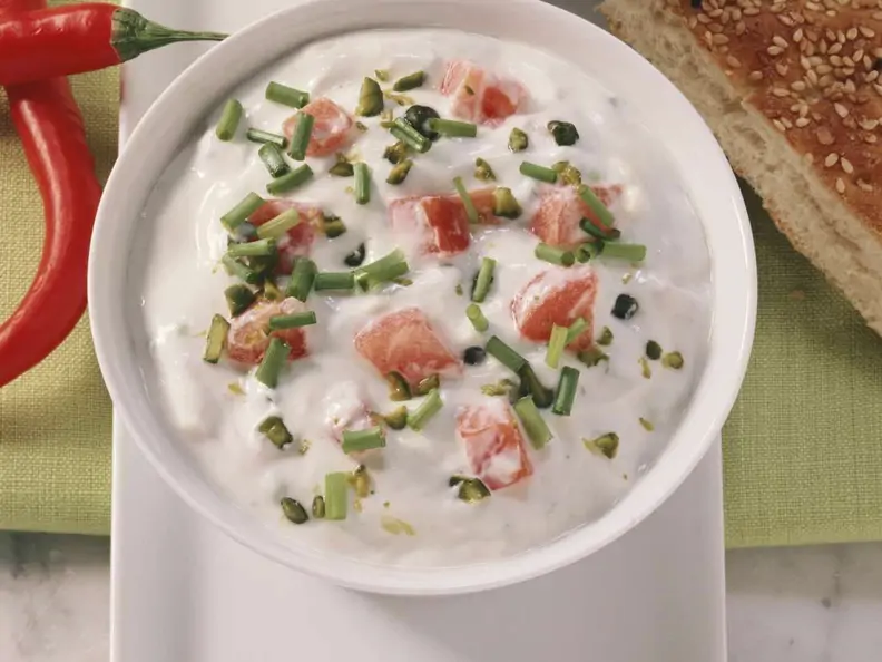Pistazien-Roquefort-Dip