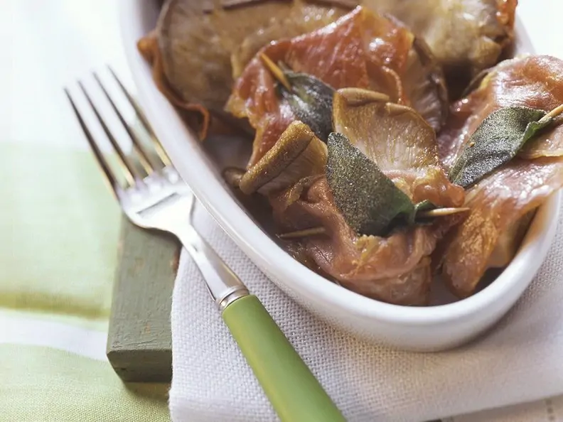 Pilz-Saltimbocca