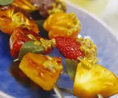 Fruchtspieße vom Grill